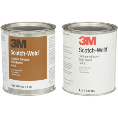 Adhésif à base d'uréthane 3549 Scotch-WeldMC, 64 oz liq., Canette, Brun