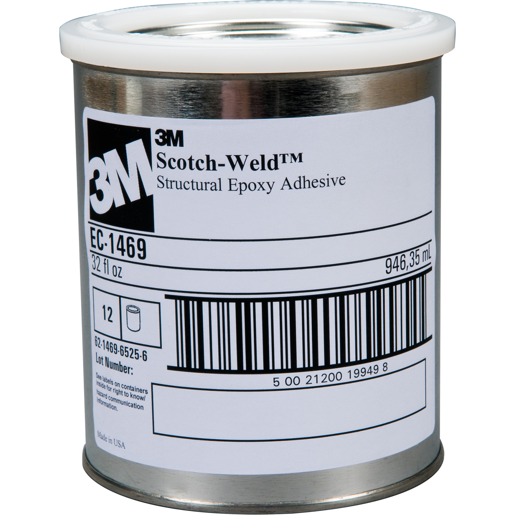 Adhésif Scotch-WeldMC, 0,94 L, Seau, Un composant, Blanc cassé