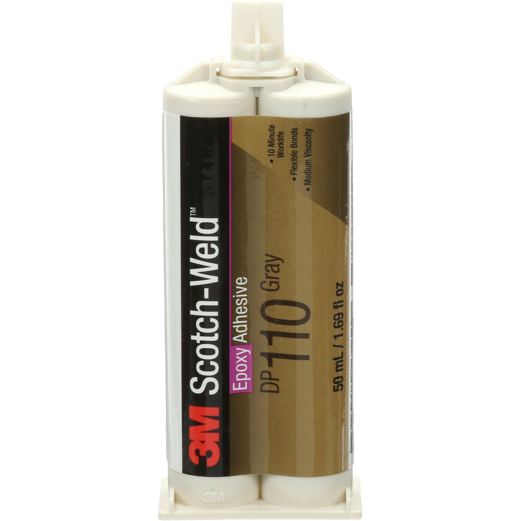 Adhésif Scotch-WeldMC, 1,64 liq. oz., Cartouche, Deux composants, Gris