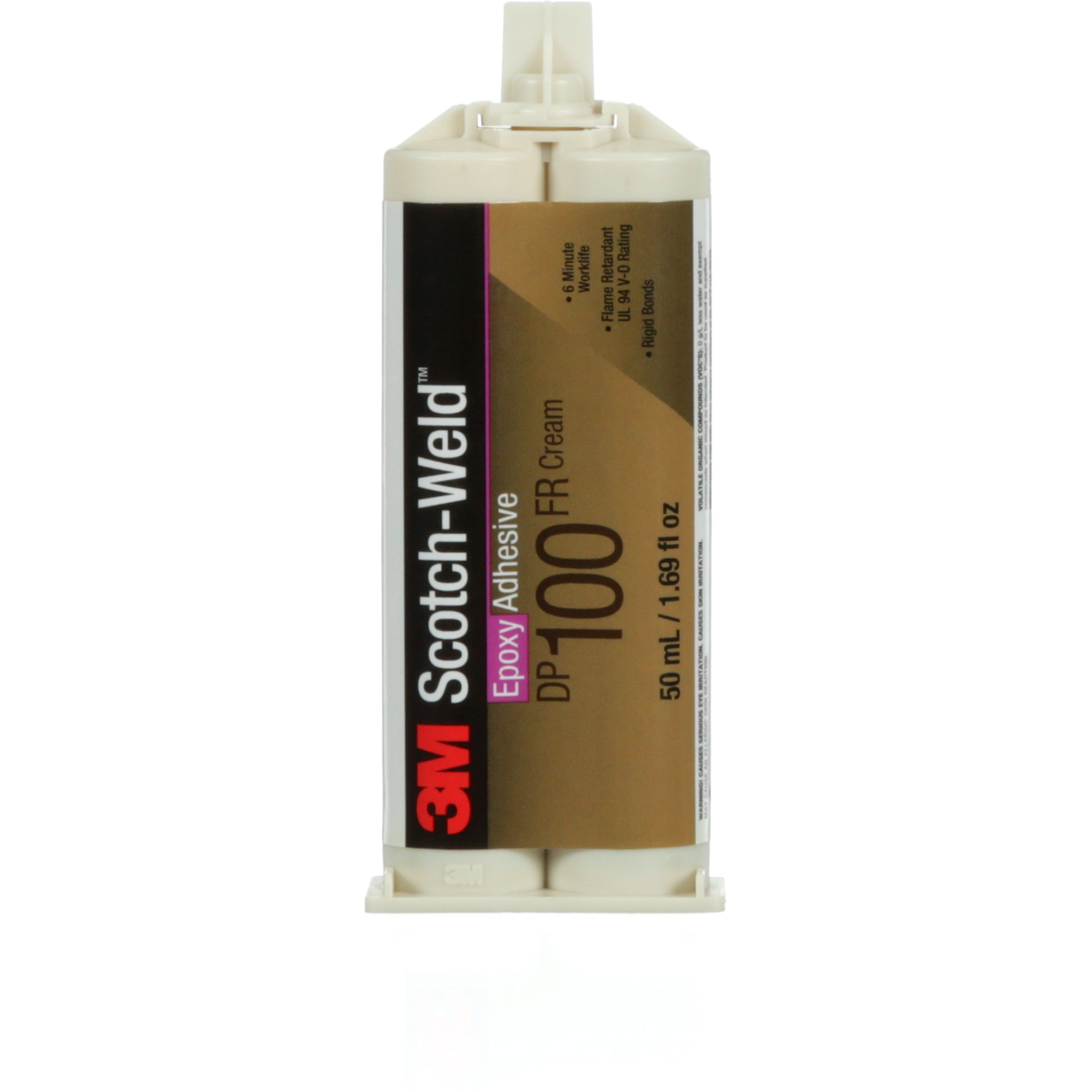 Adhésif Scotch-WeldMC, 1,7 liq. oz., Cartouche, Deux composants, Blanc cassé