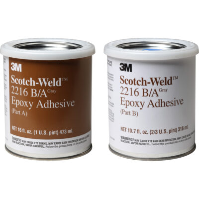 Adhésif Scotch-WeldMC, 32 oz liq., Trousse, Deux composants, Gris