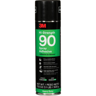 Adhésif ultrarésistant 90, Transparent, Canette aérosol