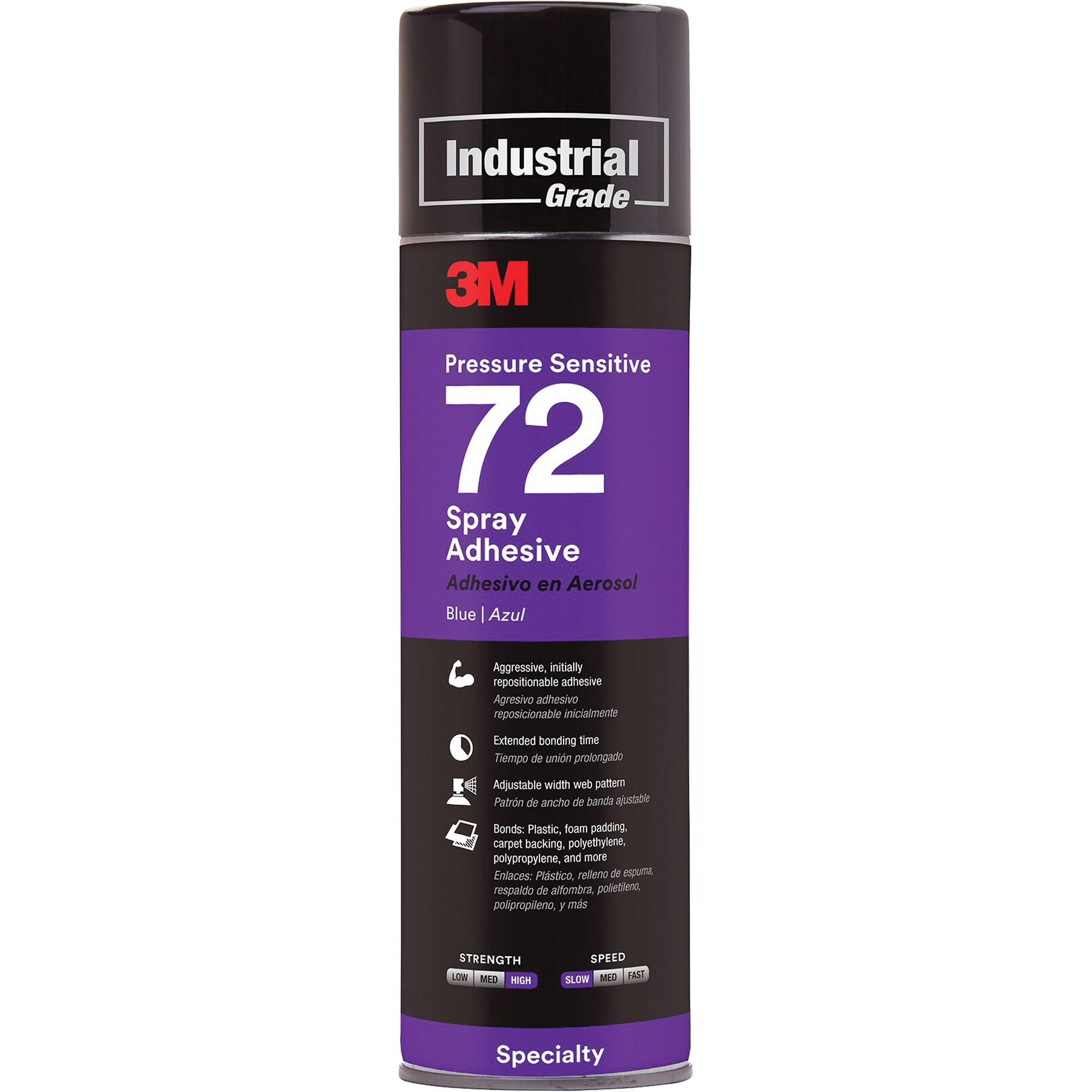 Adhésifs autocollants 72, Bleu, Canette aérosol