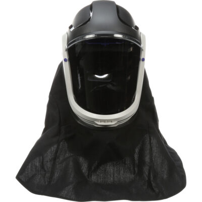 Assemblage de casque VersafloMC avec visière de première qualité et enveloppe résistante aux flammes, Universel, Casque rigide, Bavette Simple