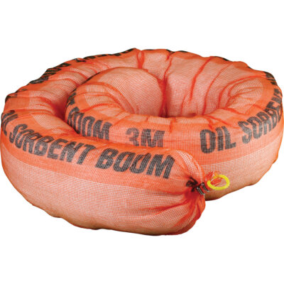 Barrière de pollution absorbante pour produits pétroliers, Huile seulement, 1,5' lo x 10" la, Absorption 69,3 gal