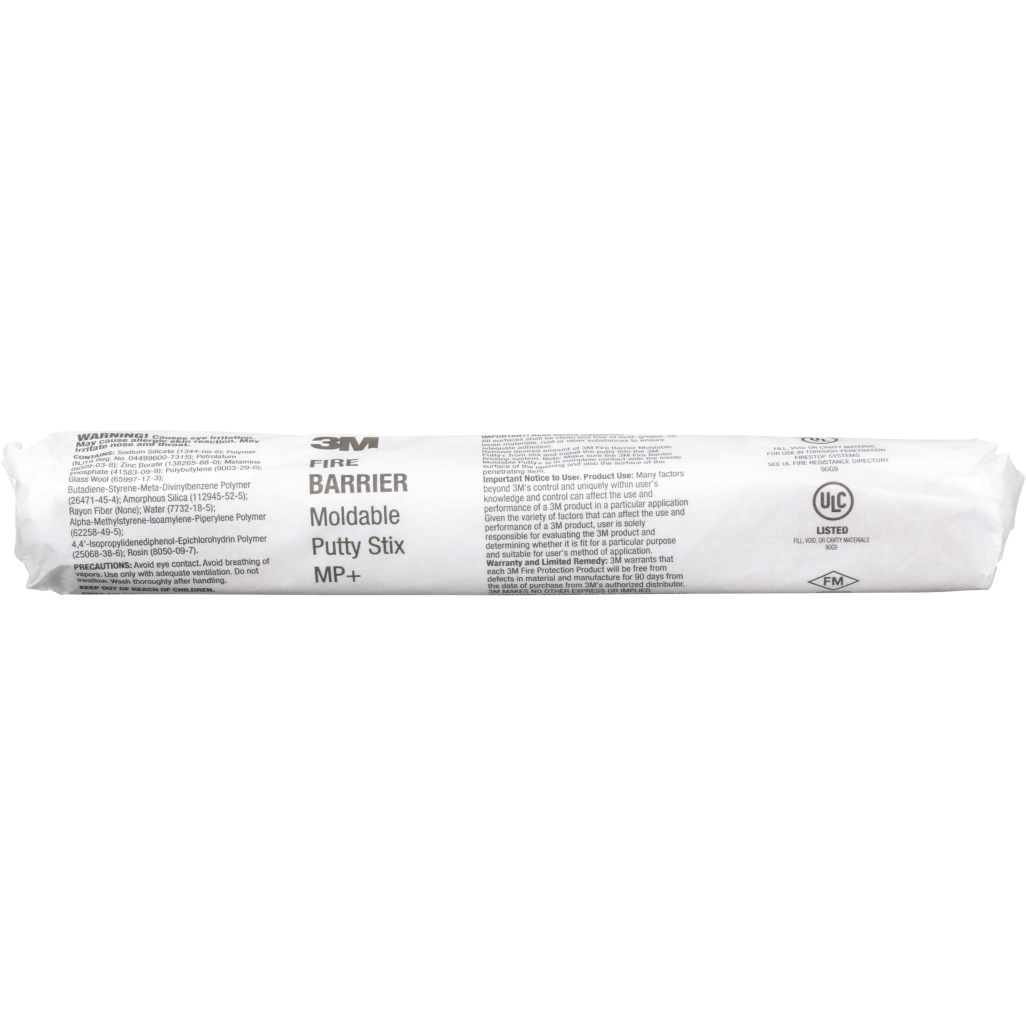 Bâtonnet de mastic malléable ignifuge MP+