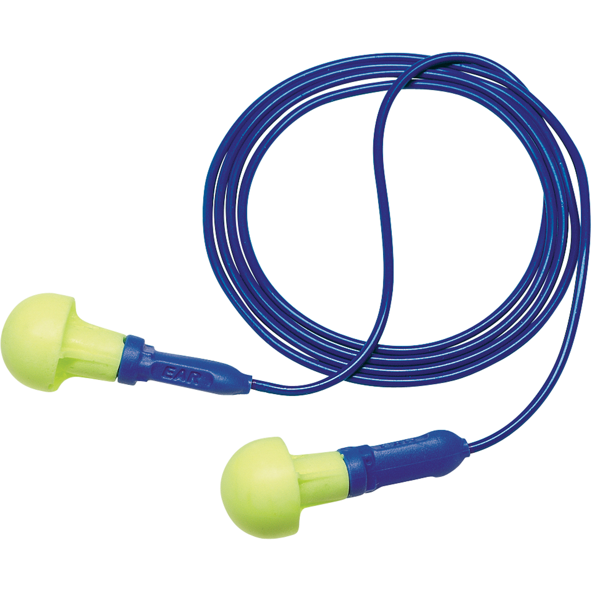 Bouchons d'oreilles détectables E-A-RMC Push-insMC, Avec cordon, Taille unique, Vrac - Sac en poly, NRR dB NRR 28 dB