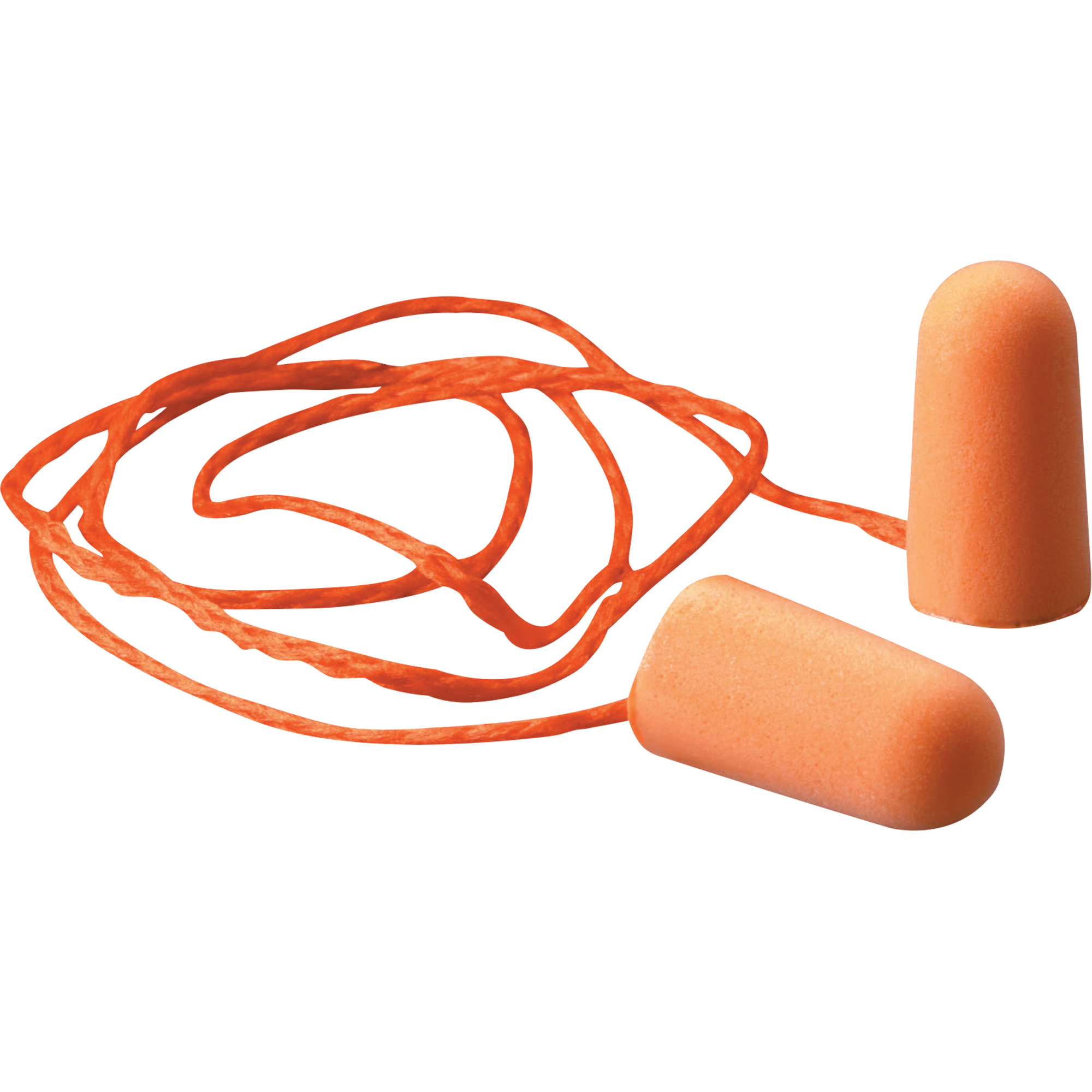 Bouchons d'oreilles en mousse E-A-RMC, Paire - Sac en poly, Avec cordon