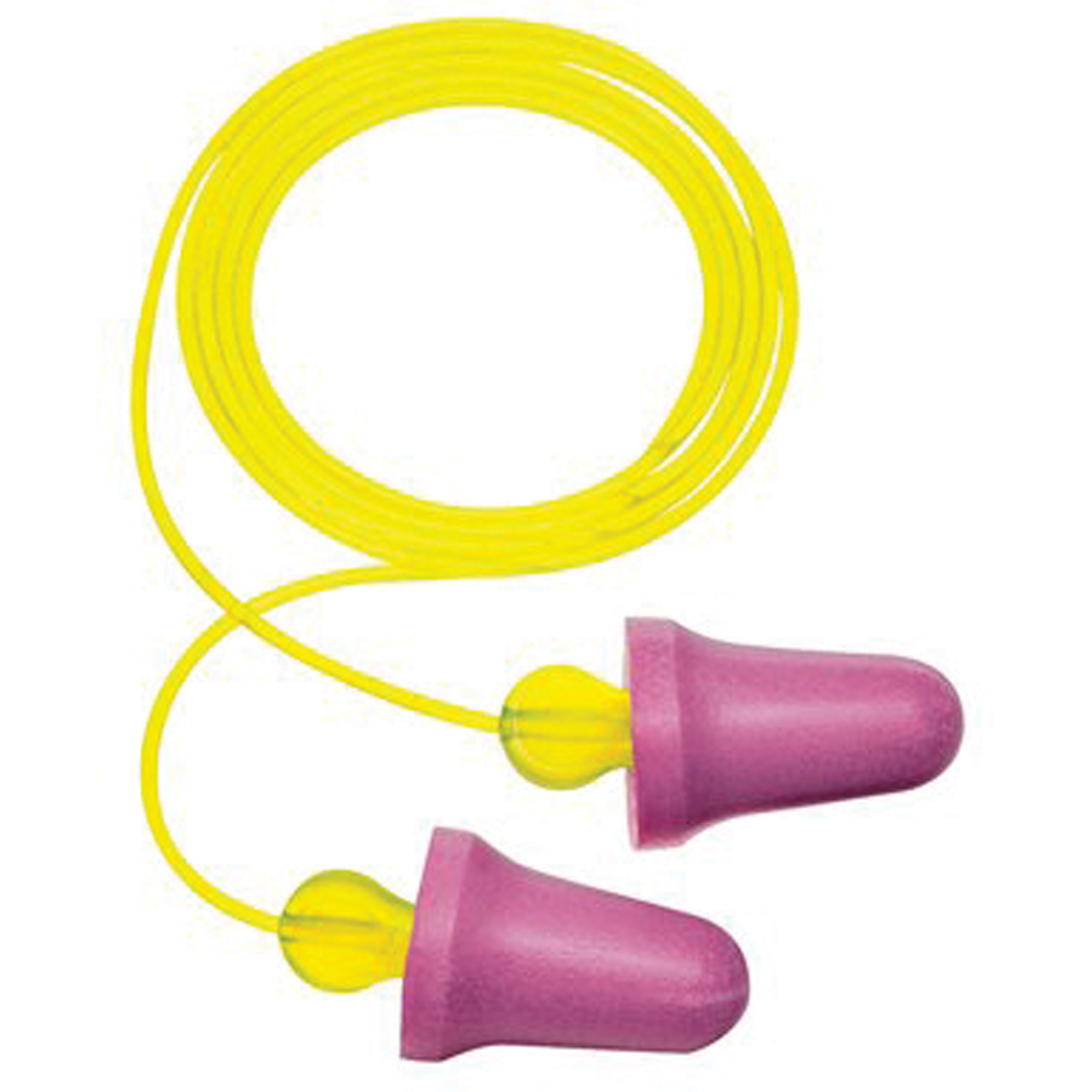 Bouchons d'oreilles en mousse sans contact E-A-RMC, Paire - Sac en poly, Avec cordon