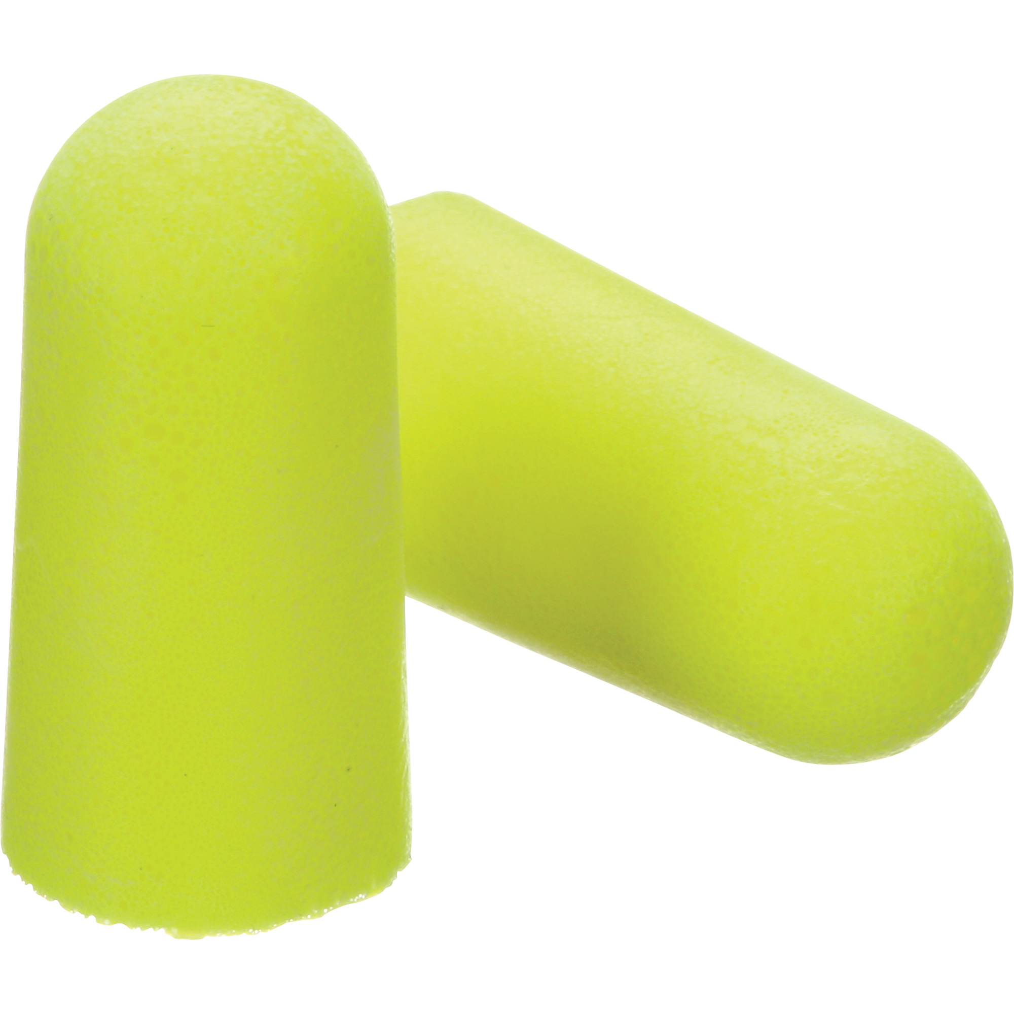 Bouchons d'oreilles néon jaune E-A-Rsoft, Vrac - Sac en poly