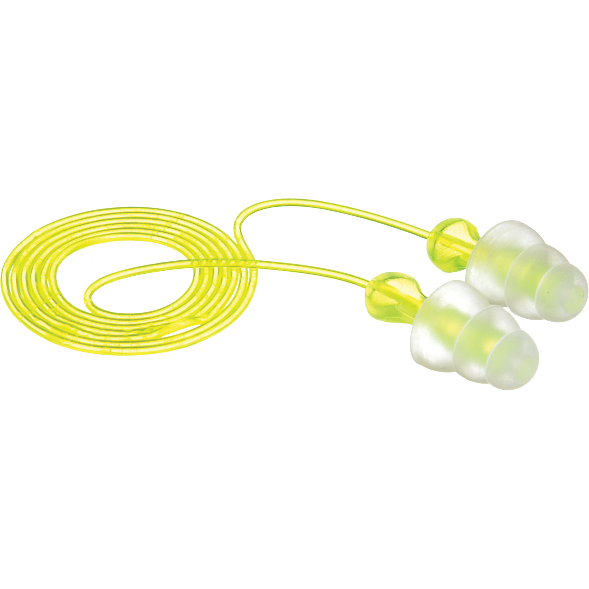 Bouchons d'oreilles réutilisables à trois brides E-A-RMC, Avec cordon, Vrac - Sac en poly, 26 dB NRR, Taille unique