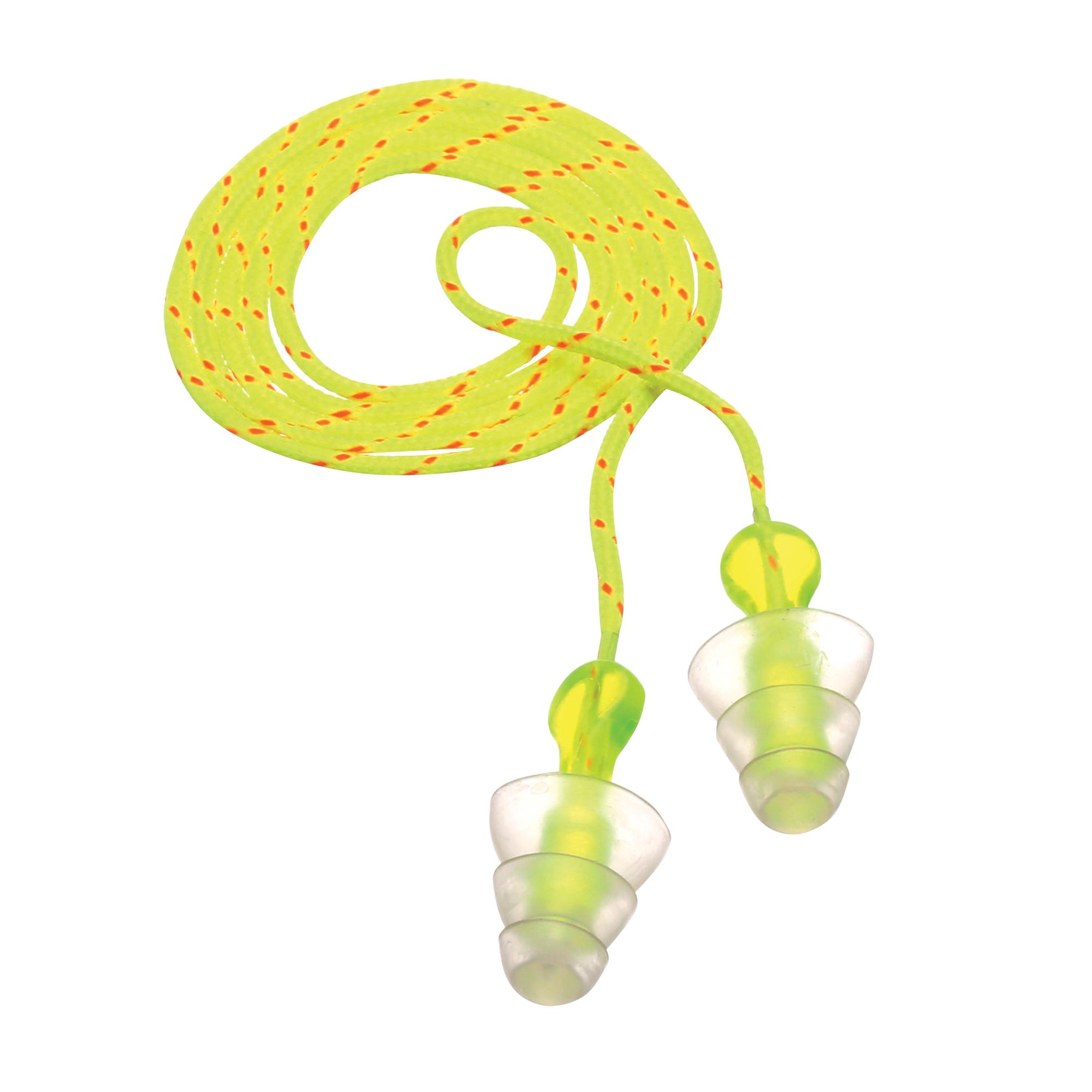 Bouchons d'oreilles réutilisables à trois brides E-A-RMC, Avec cordon, Vrac - Sac en poly, 26 dB NRR, Taille unique
