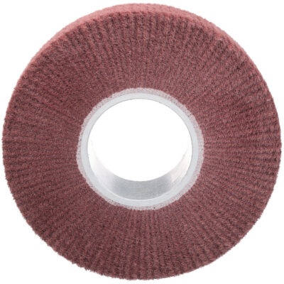 Brosse à lamelle de finition Scotch-BriteMC, Oxyde d'aluminium, Grain Fin, 8" x 2" x 3"