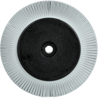 Brosse radiale en soies de précision type S PN-RB avec bride Scotch-BriteMC , Céramique, Grain 120+, 8" dia.