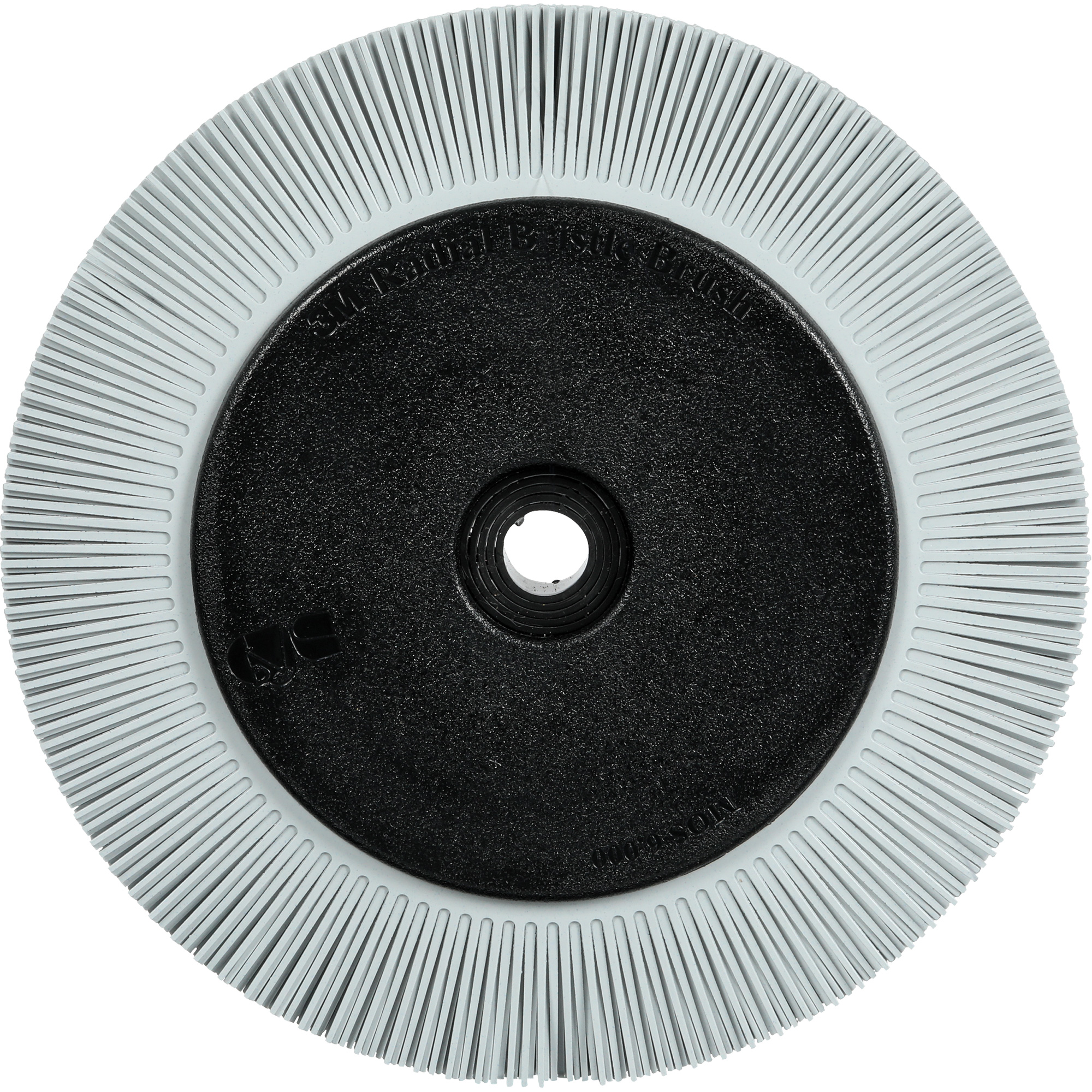 Brosse radiale en soies de précision type S PN-RB avec bride Scotch-BriteMC , Céramique, Grain 120+, 8" dia.