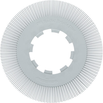 Brosse radiale en soies de précision type S PN-RB sans adaptateur Scotch-BriteMC , Céramique, Grain 120+, 8" dia.
