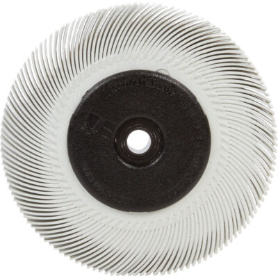 Brosse radiale en soies Scotch-BriteMC, Céramique, Grain 120, 6" dia.