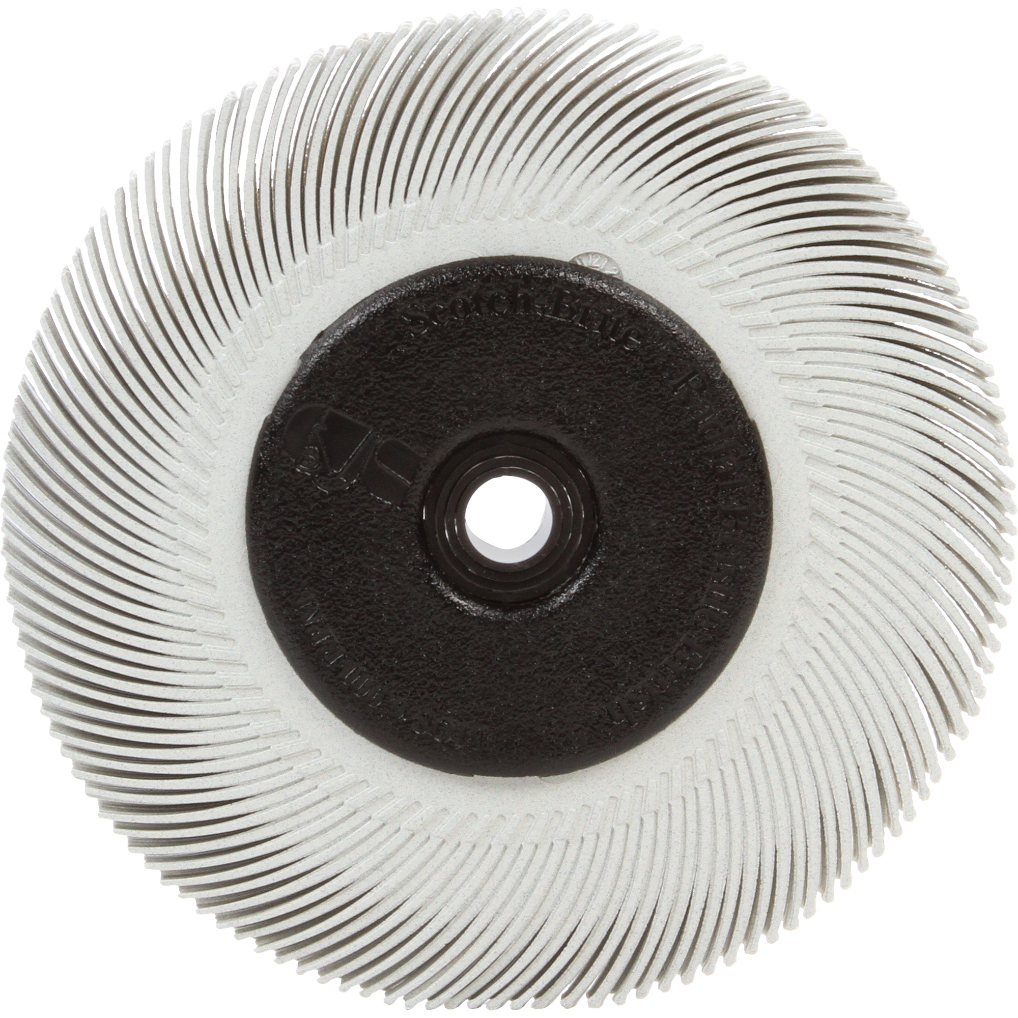 Brosse radiale en soies Scotch-BriteMC, Céramique, Grain 120, 6" dia.
