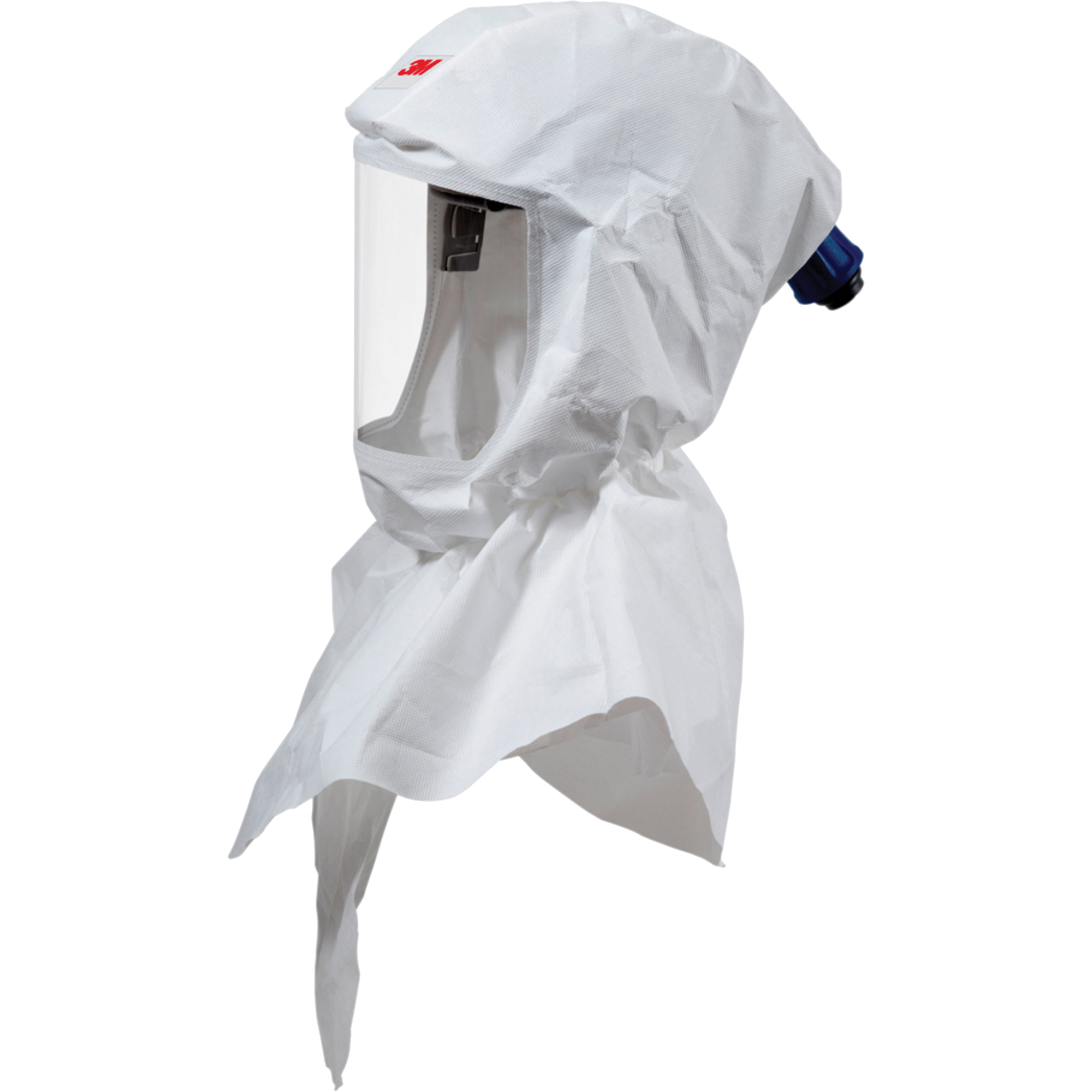 Cagoule de peintre VersafloMC complète avec coiffe de première qualité, Universel, Coiffe souple, Bavette Double