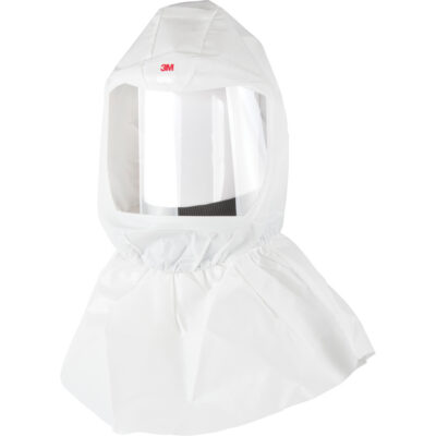 Cagoule de rechange 3MMC VersafloMC avec col, Universel, Coiffe souple, Bavette Simple