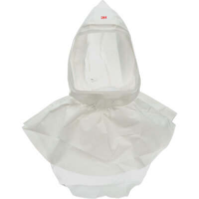 Cagoule VersafloMC série pour APR avec voile, Standard, Pièce faciale/Coiffe souple, Bavette Double