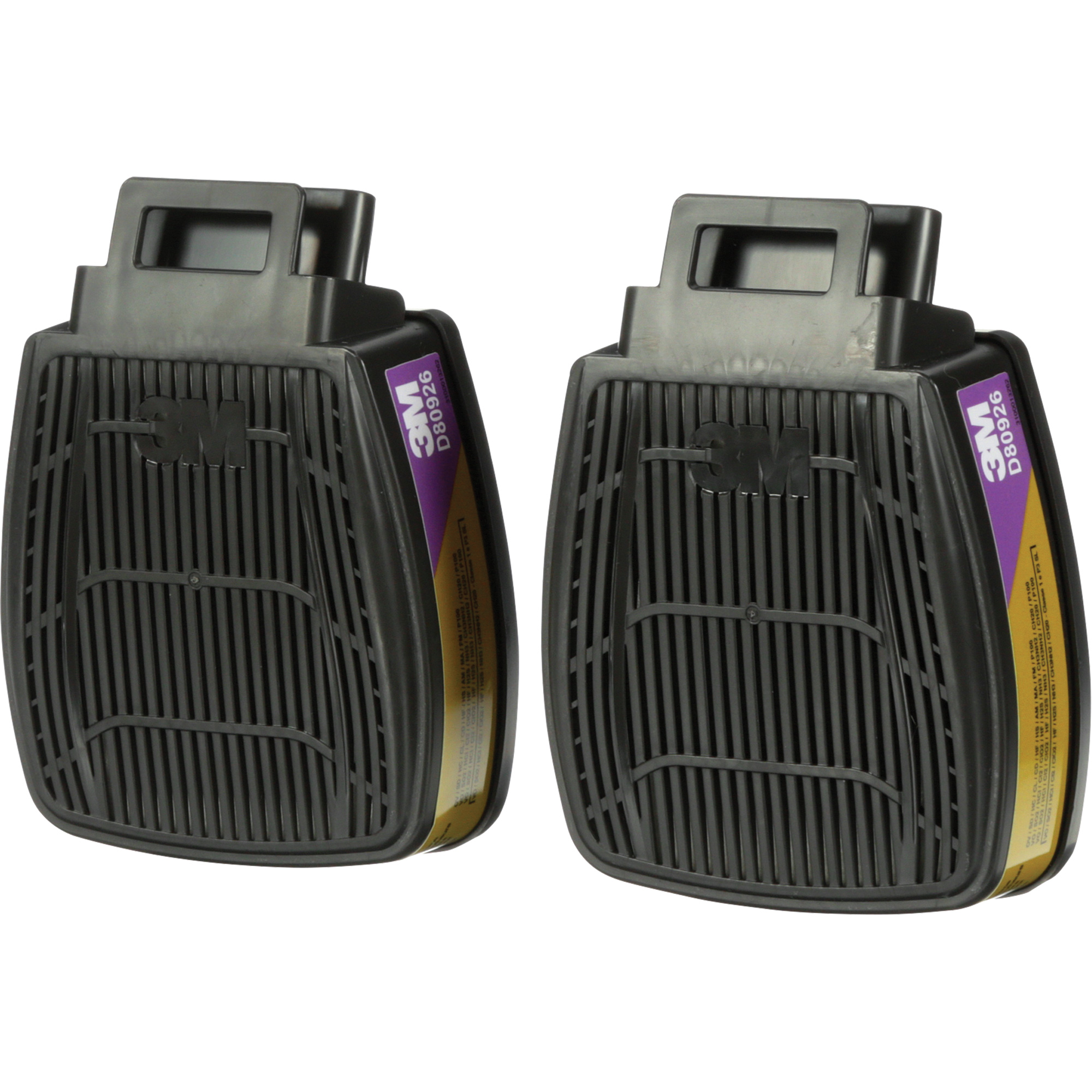 Cartouche & filtre pour respirateur Secure ClickMC, Combinaison cartouche et filtre contre les particules pour gaz/vapeurs, Gaz multiples/Vapeurs/P100