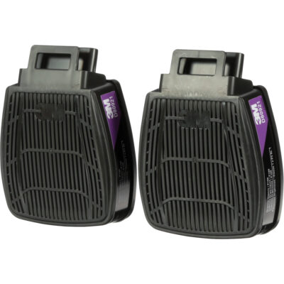 Cartouche & filtre pour respirateur Secure ClickMC, Combinaison cartouche et filtre contre les particules pour gaz/vapeurs, Vapeurs organiques/P100