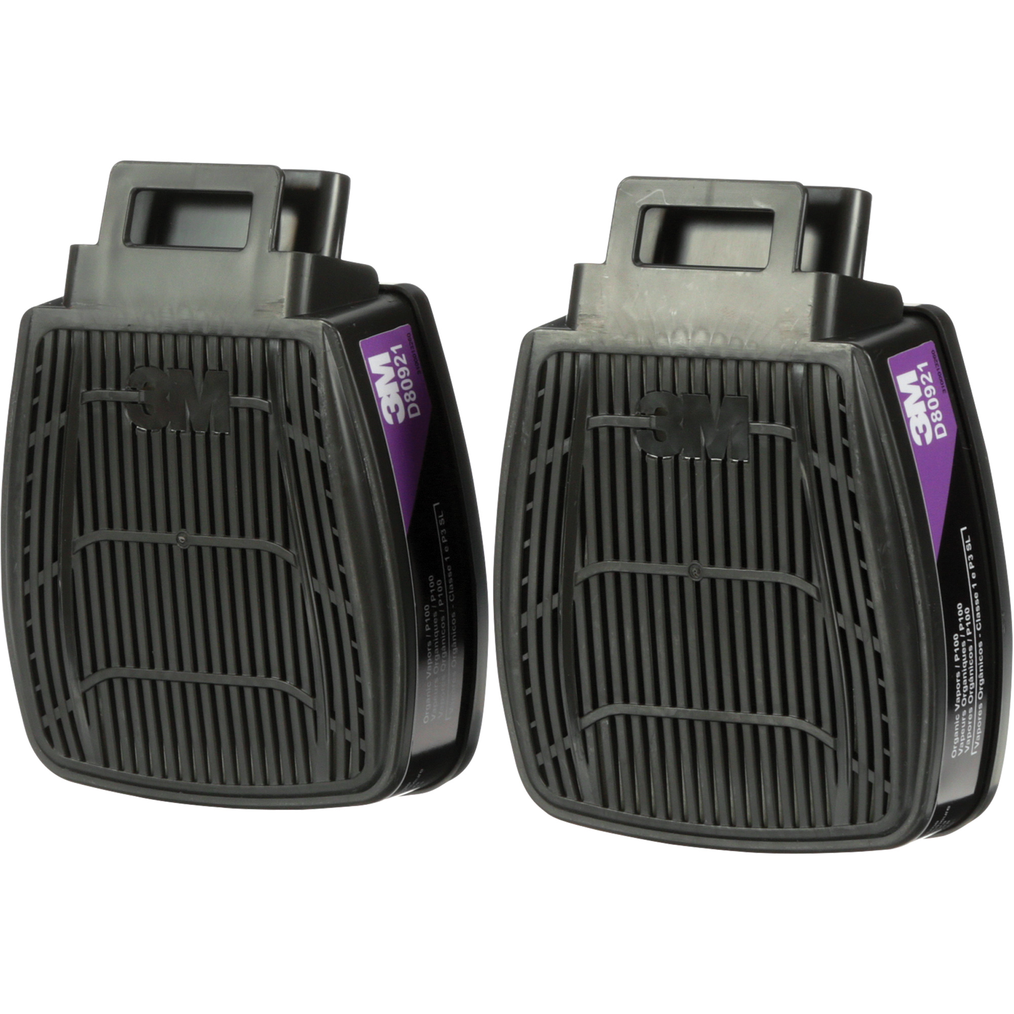Cartouche & filtre pour respirateur Secure ClickMC, Combinaison cartouche et filtre contre les particules pour gaz/vapeurs, Vapeurs organiques/P100