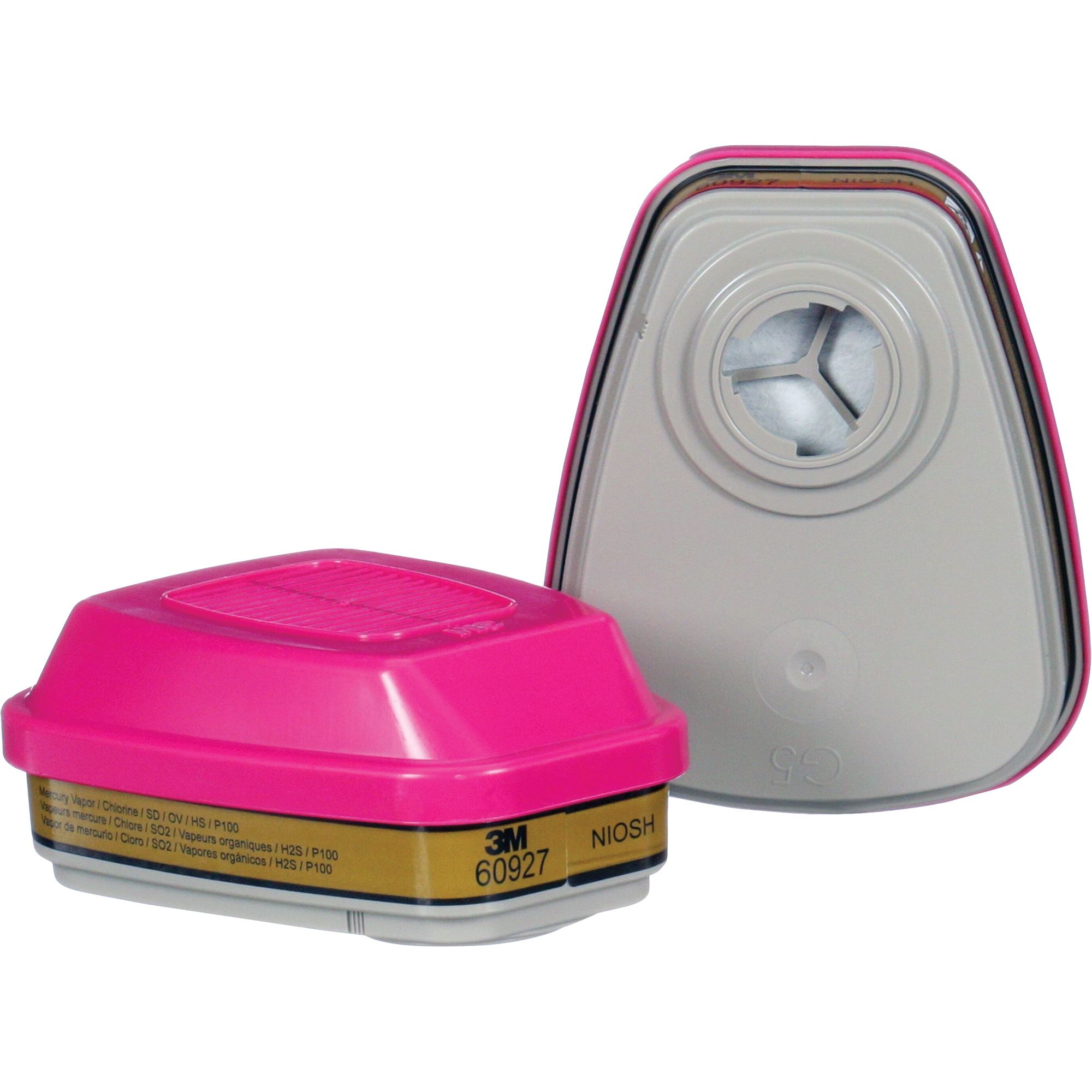 Cartouche, Combinaison cartouche et filtre contre les particules pour gaz/vapeurs, Gaz multiples/Vapeurs/P100