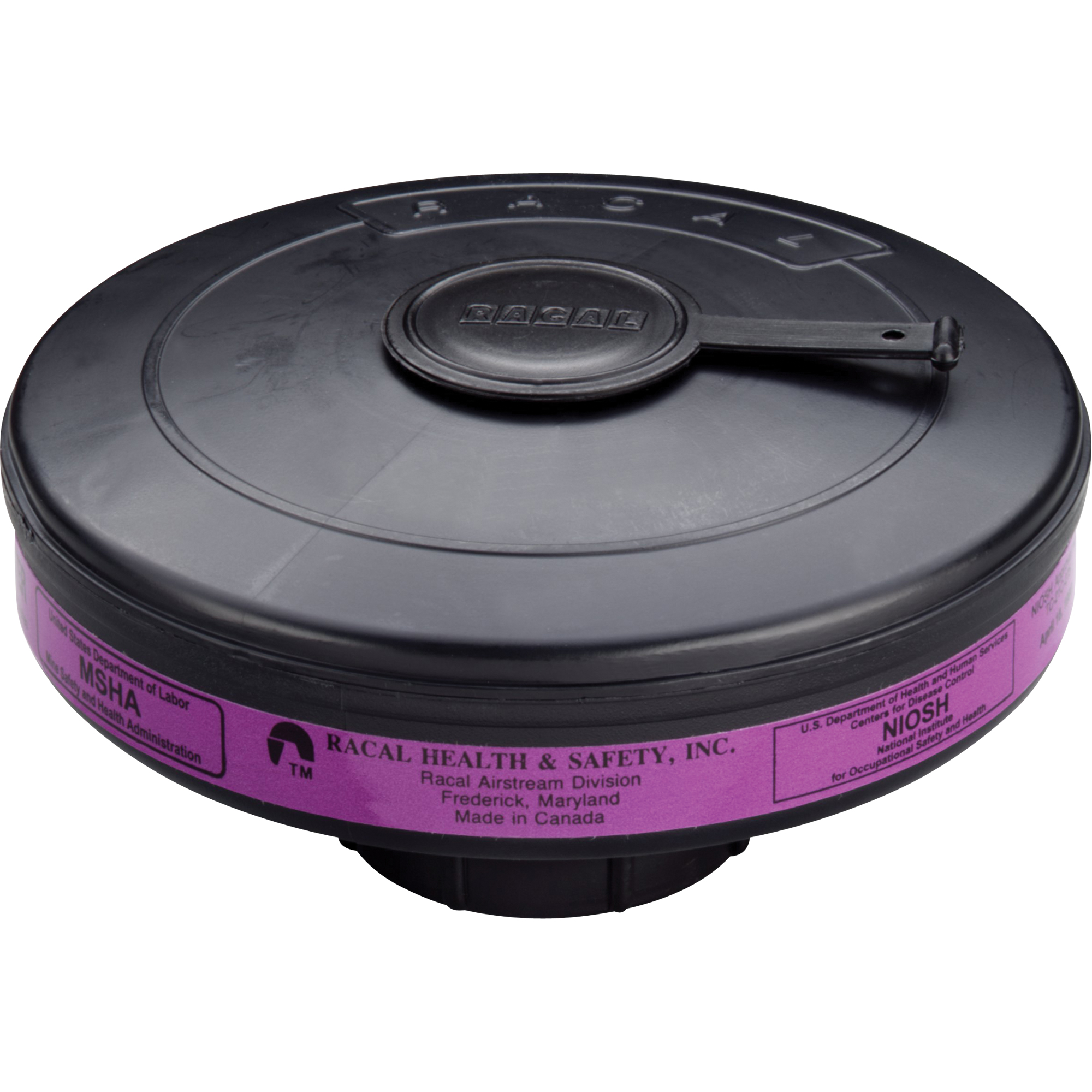 Cartouche pour appareils de protection respiratoire (APR) à épuration d'air motorisé, Filtre P100, Paquet de 1