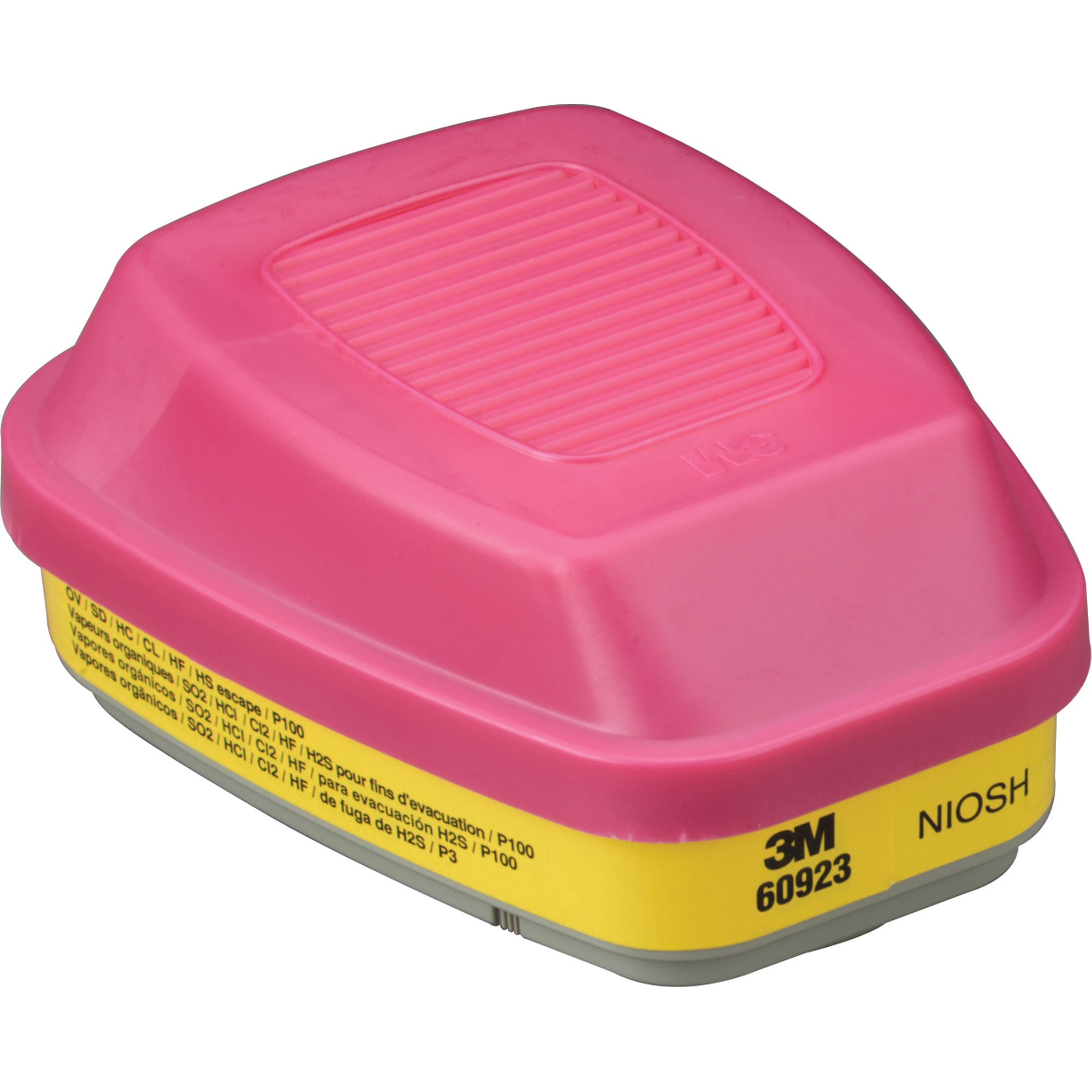 Cartouches pour respirateur série 6000, Cartouche gaz/vapeur, Vapeurs organiques/Gaz acides/P100