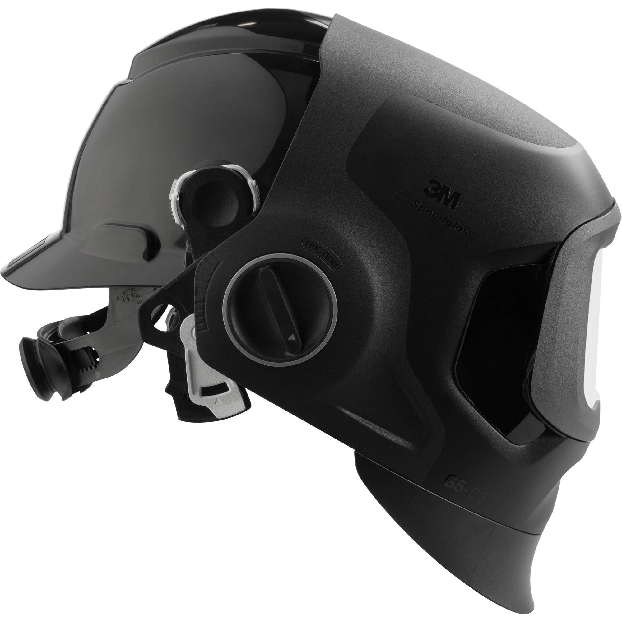 Casque & masque de soudage noir à devant fixe SpeedglasMC G5-03 Pro