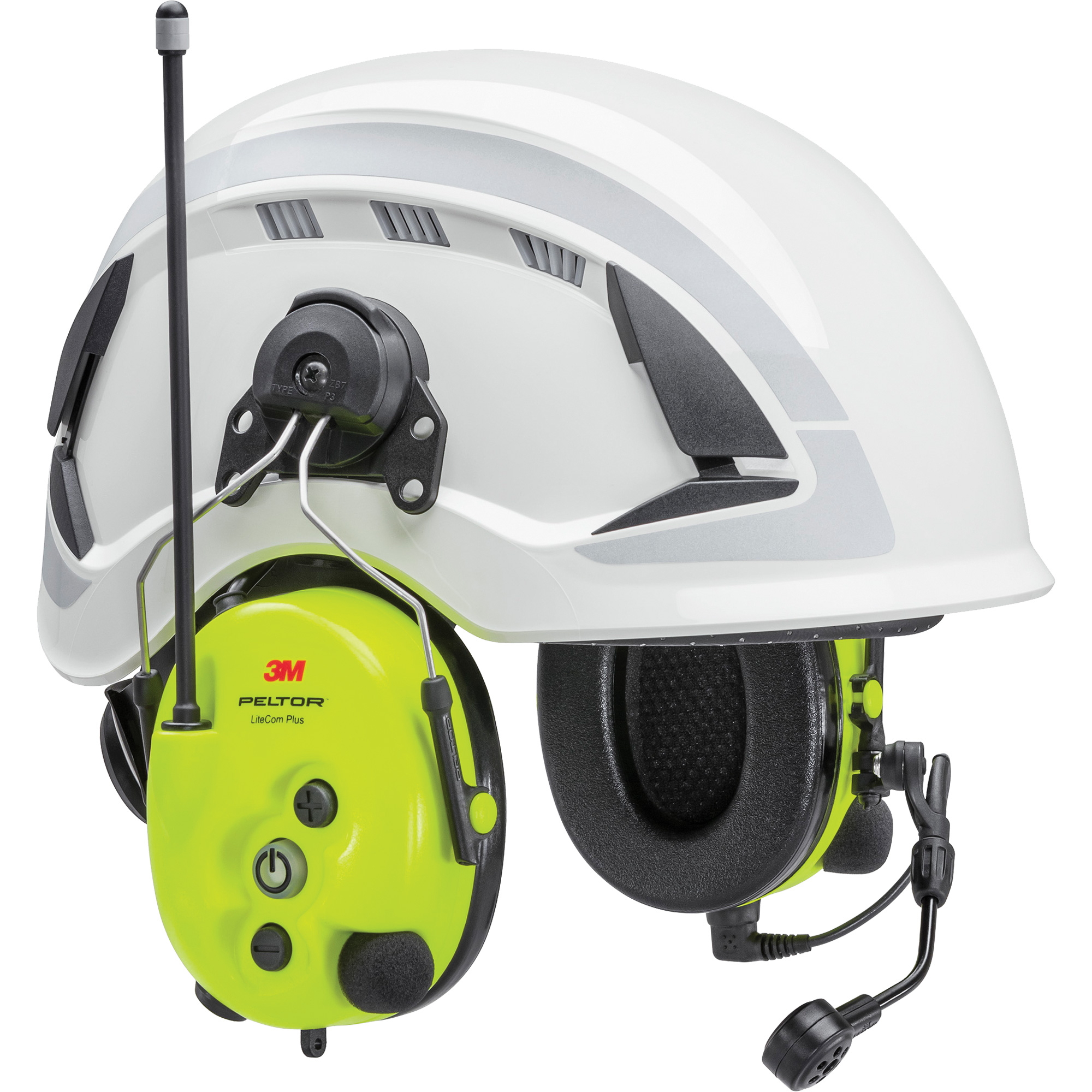 Casque d'écoute PeltorMC LiteCom Plus, Style Fixation pour casque