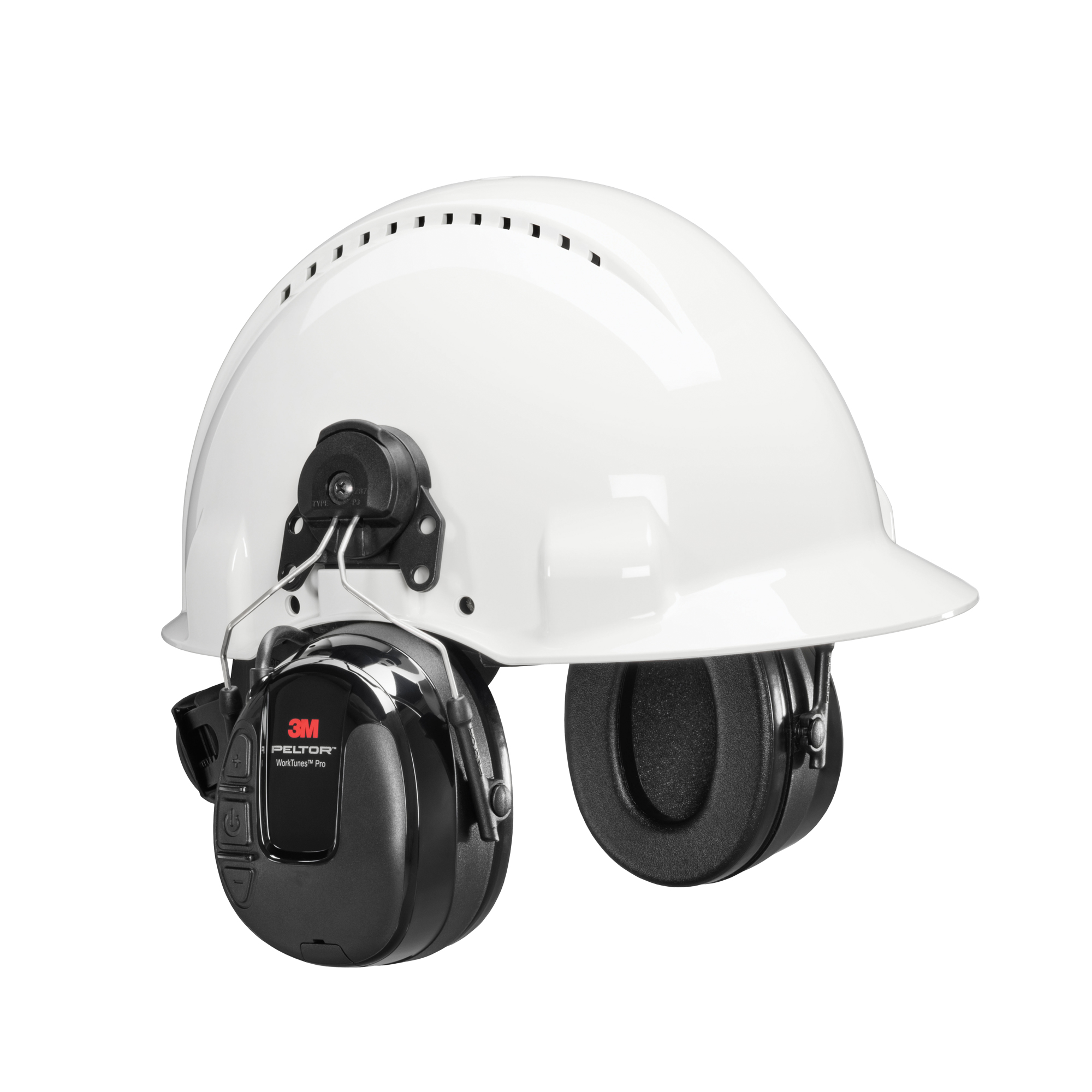 Casque d'écoute radio AM/FM WorkTunesMC Pro de PeltorMC, Style Fixation pour casque, 26 dB