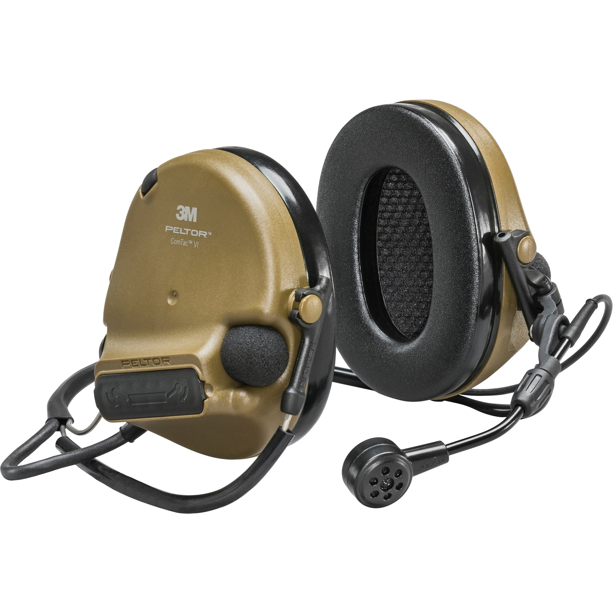 Casque VI NIB PeltorMC ComTacMC, Style Cordon cervical, 22 dB