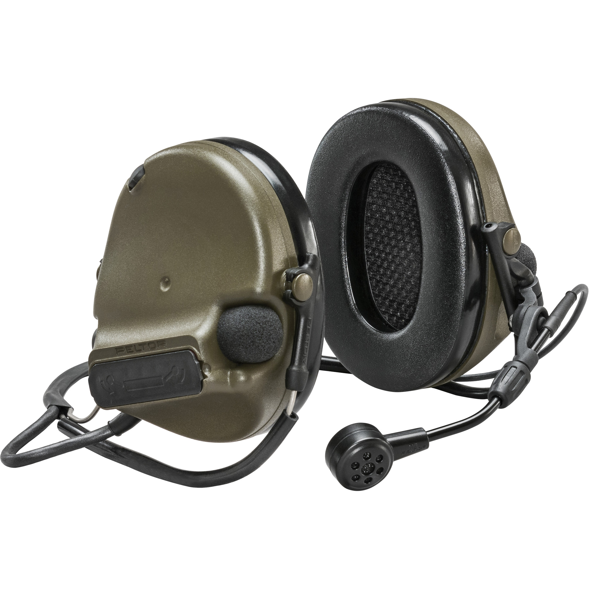 Casque VI NIB PeltorMC ComTacMC, Style Cordon cervical, 22 dB