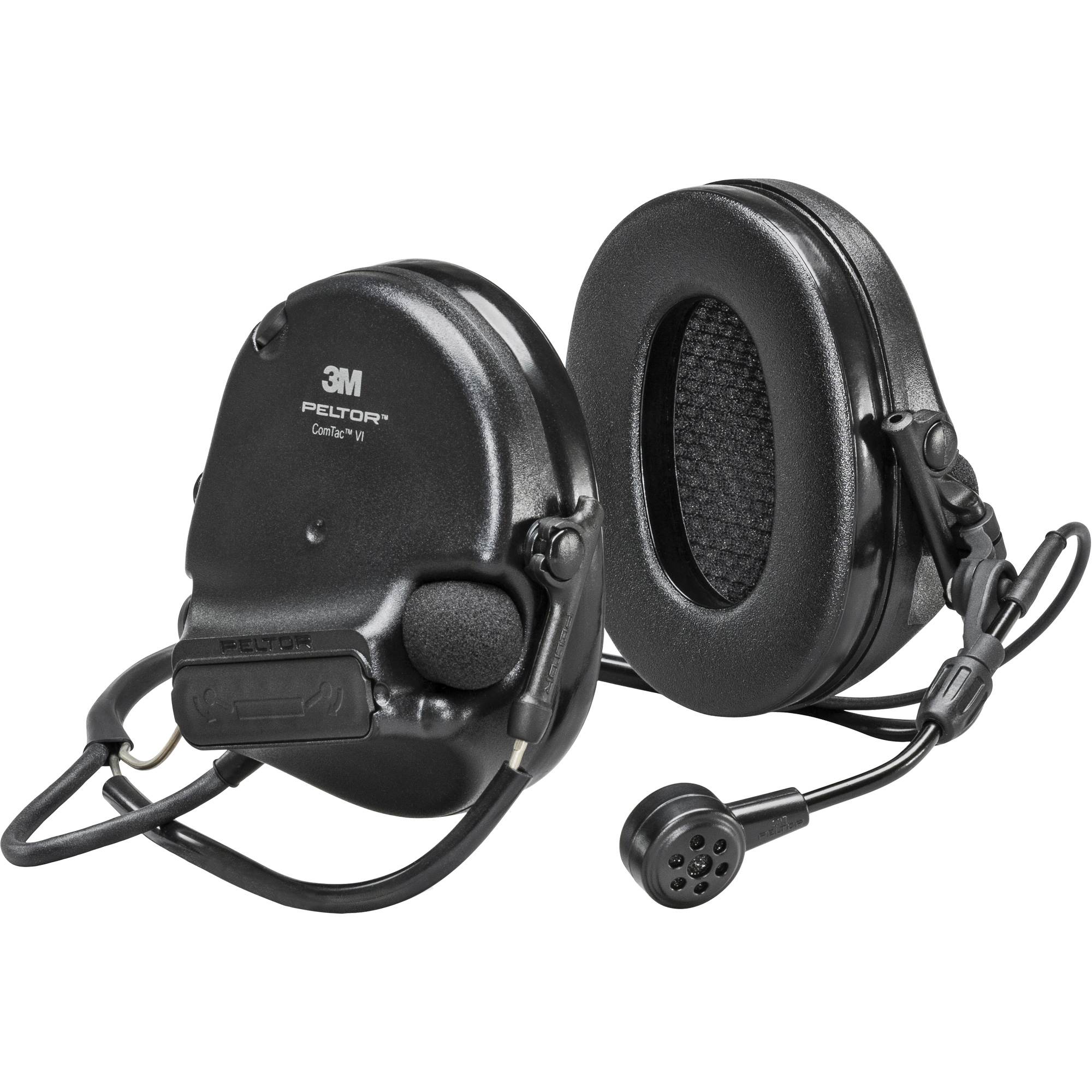 Casque VI NIB PeltorMC ComTacMC, Style Cordon cervical, 22 dB