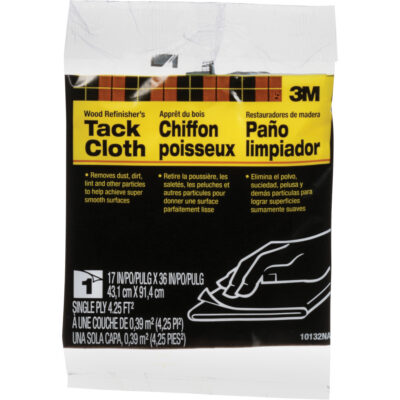Chiffon collant pour spécialiste en refinissage du bois
