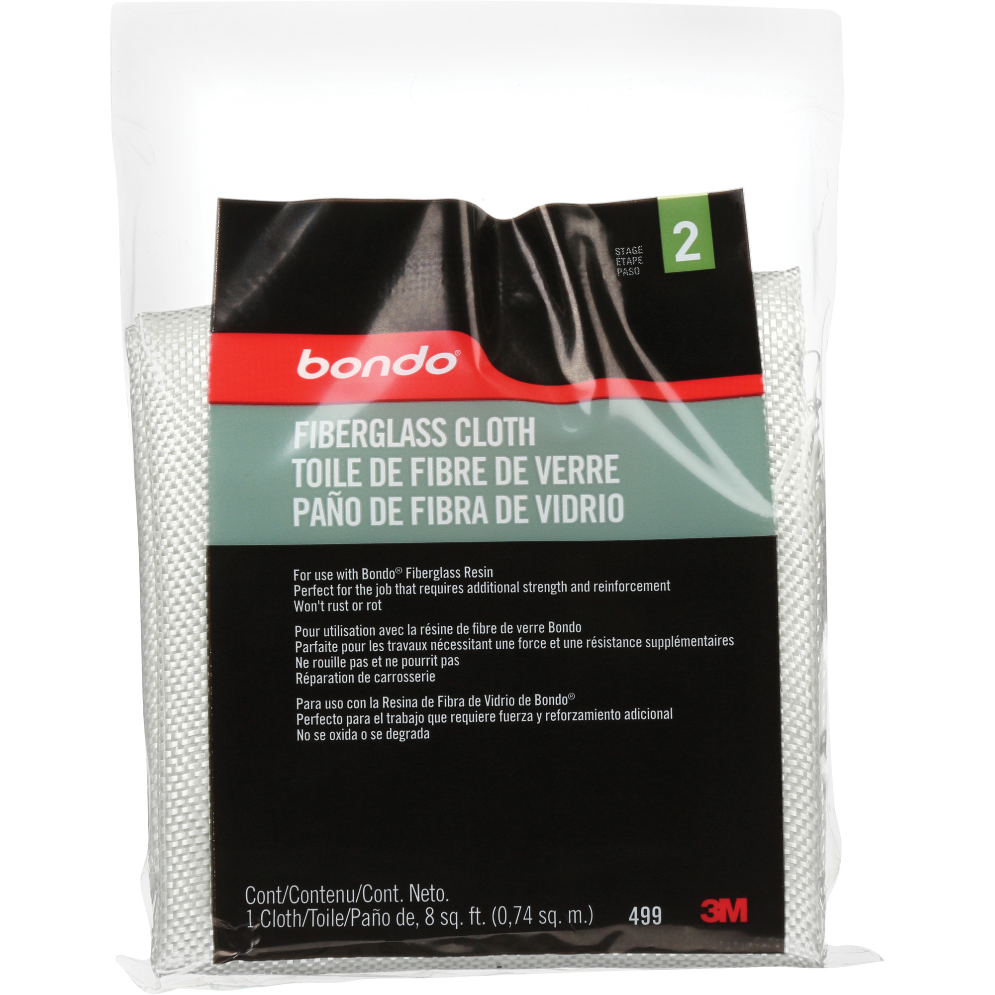Chiffon de fibre de verre BondoMD
