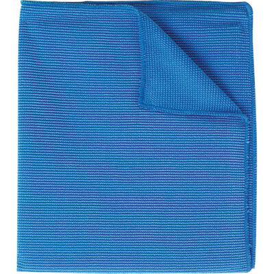 Chiffon de nettoyage en microfibre haute performance Scotch-BriteMC, Microfibre, Bleu