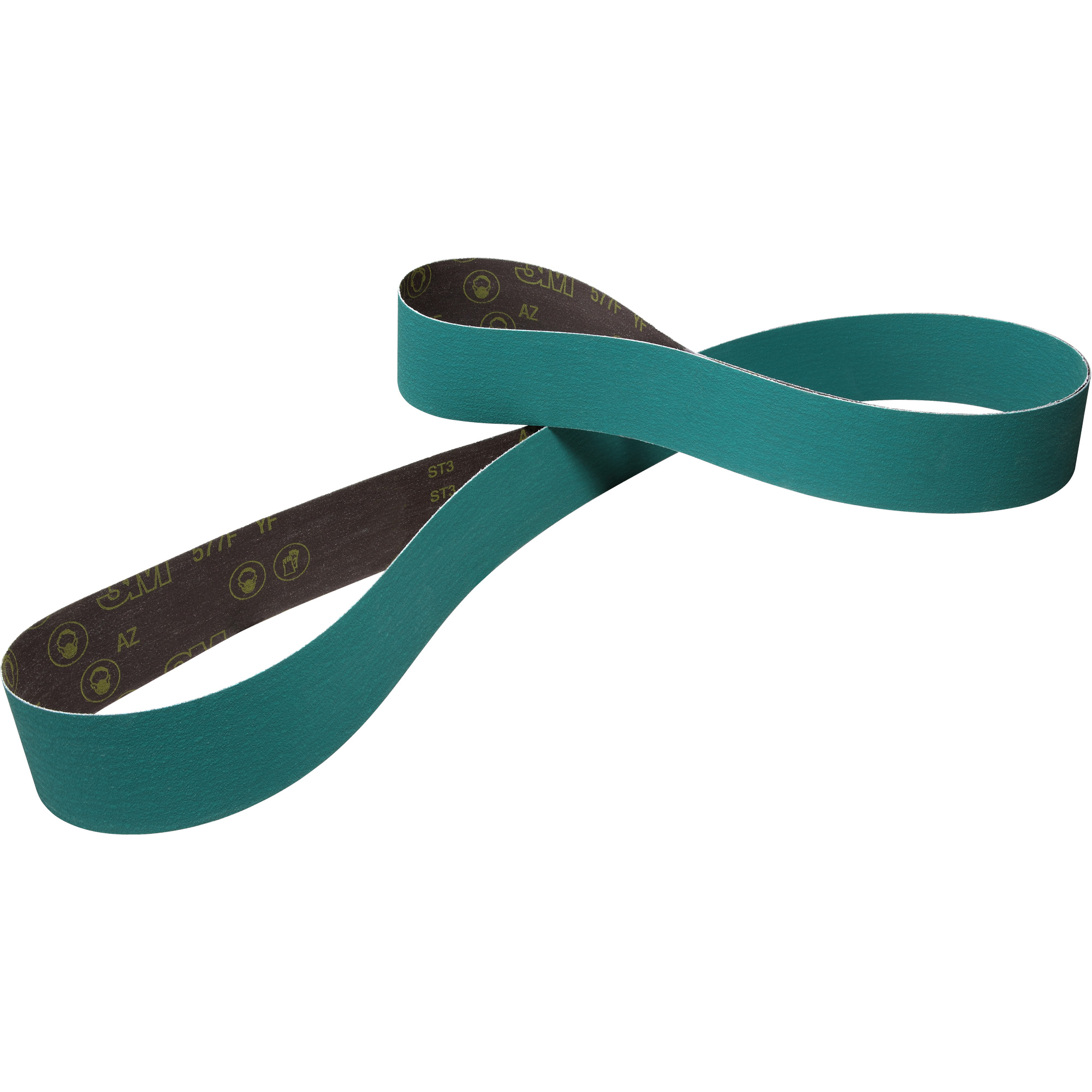 Courroie de ponçage en tissu, 3/4" la x 18" lo, Alumine de zirconium, Grain 40