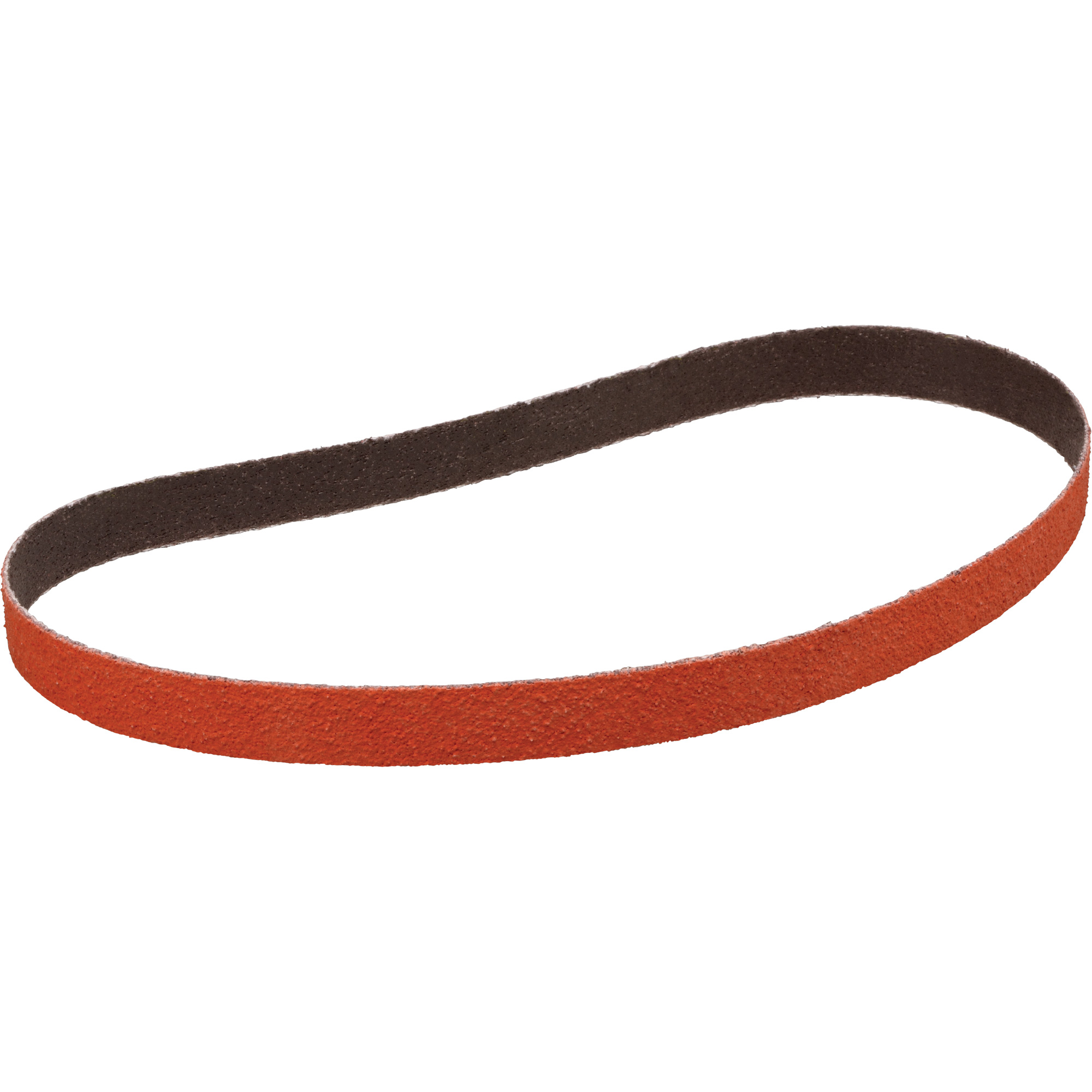 Courroie flexible et durable Scotch-BriteMC, 1/2" la x 18" lo, Oxyde d'aluminium, Grain Corsé