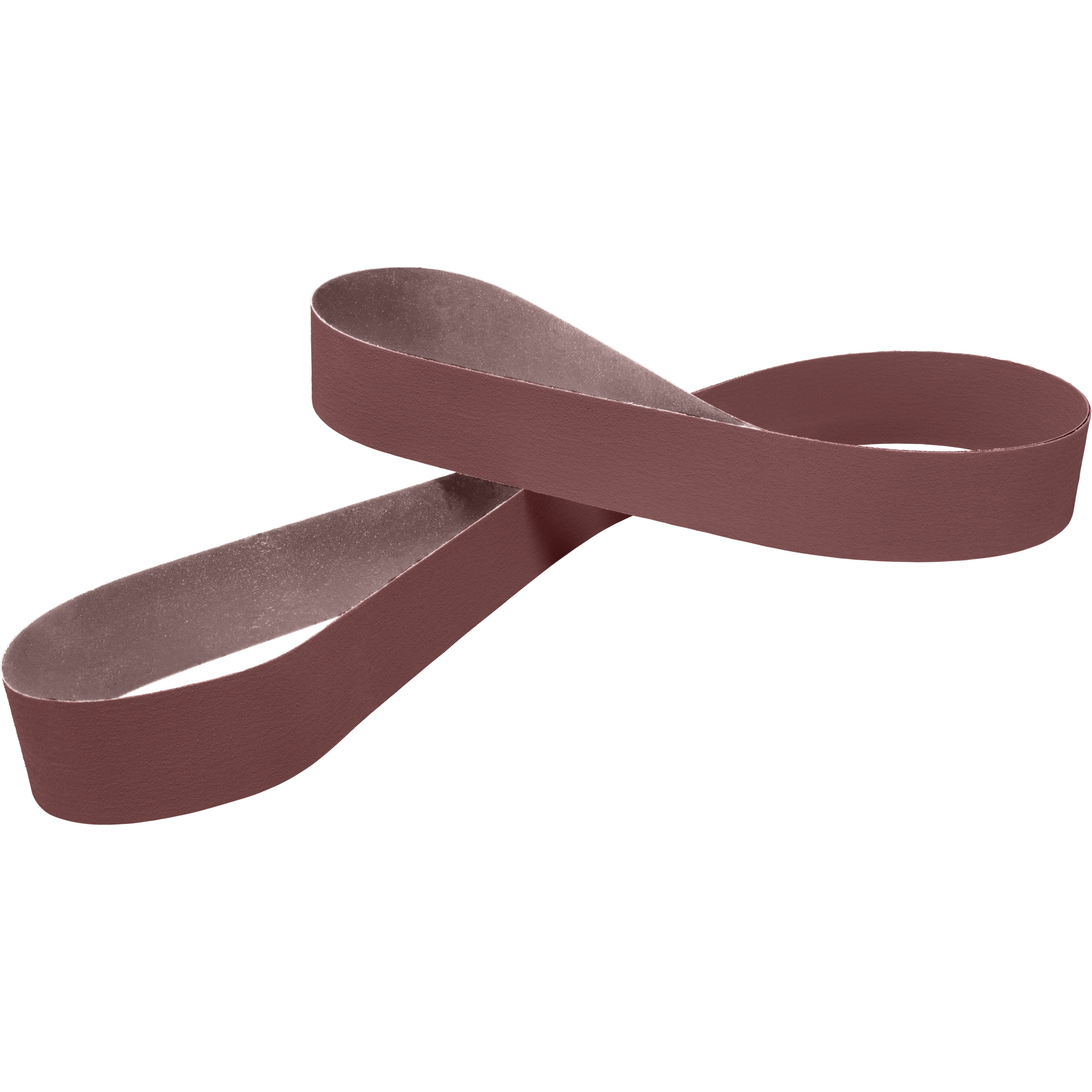 Courroie flexible et durable Scotch-BriteMC, 1/2" la x 18" lo, Oxyde d'aluminium, Grain Moyen