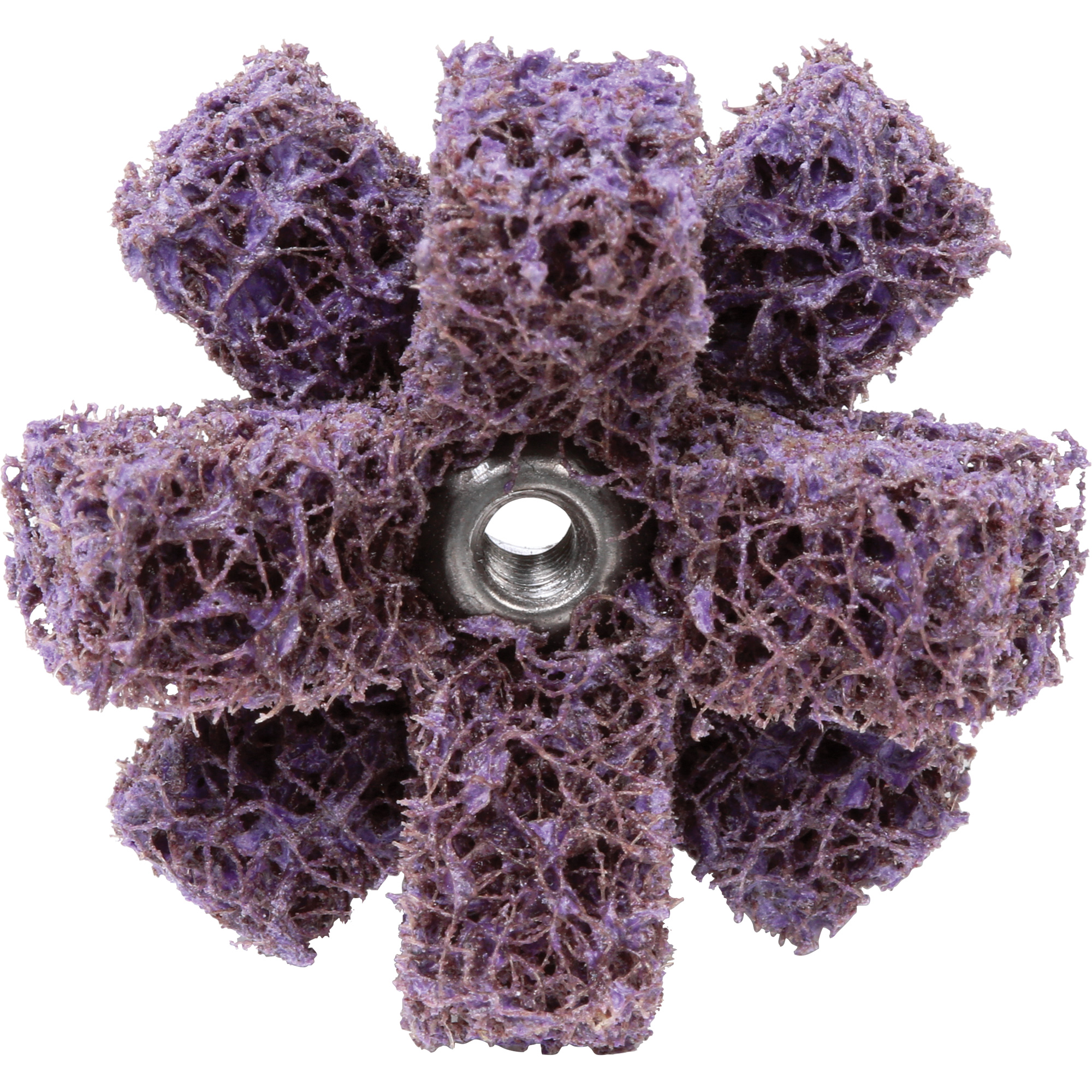 Croix de lustrage BF-XB Scotch-BriteMC, 1-1/2" dia., Grain Moyen, Oxyde d'aluminium