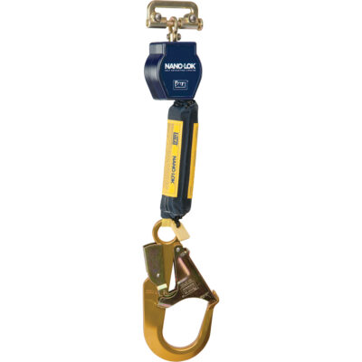 Câble de sécurité autorétractable Nano-LokMC, 6', Sangles, Pivotant