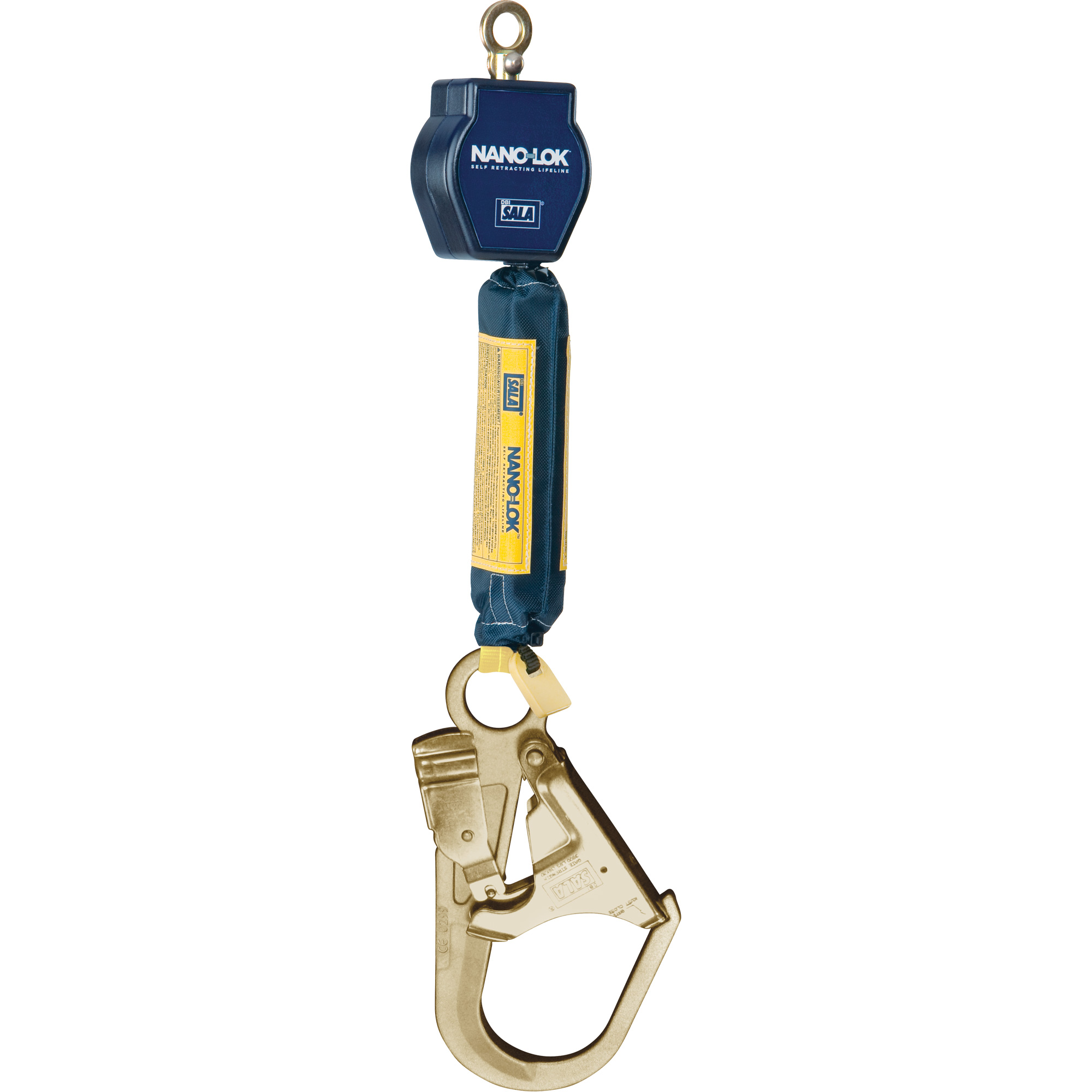 Câble de sécurité autorétractable Nano-LokMC, 6,5', Sangles, Pivotant