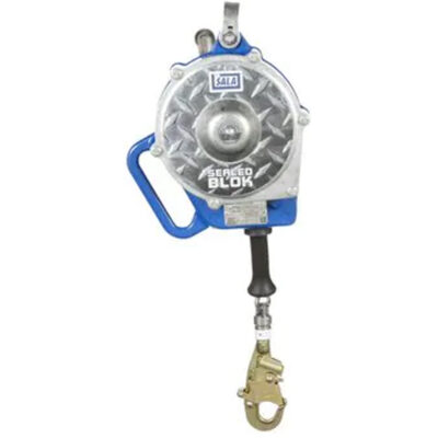 Câble de sécurité autorétractable Sealed-BlokMC, 30', Acier inoxydable, Pivotant