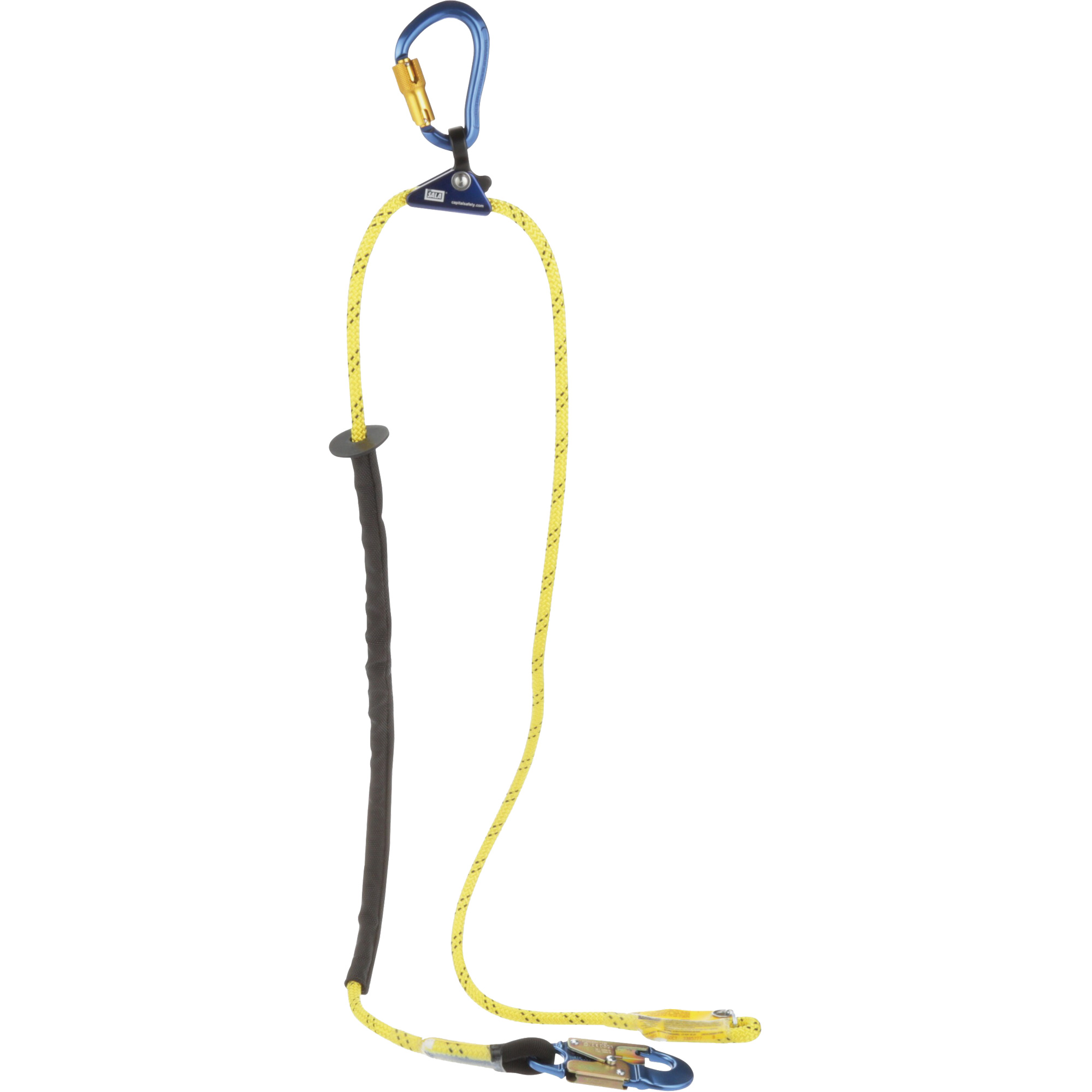 Longe de positionnement réglable à corde pour grimpeur, 1 branches, 8', Classe CSA F, Nylon