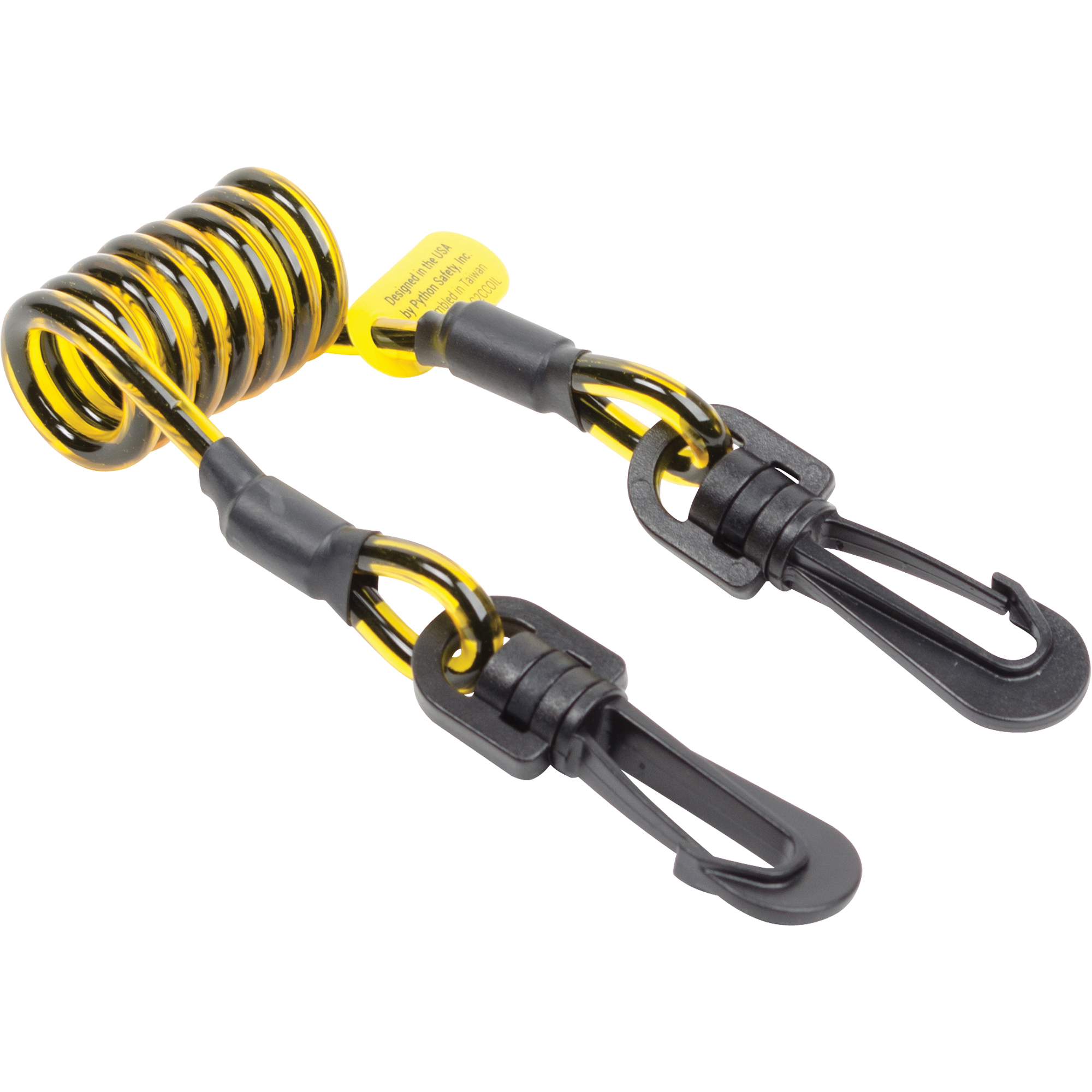 Sangle d'amarrage spirale pour outil, Spirale, Attache double