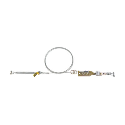 Système de corde de sauvetage horizontal SayflineMC DBI-SALAMD, Câble galvanisé